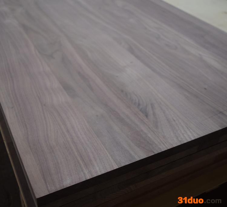 胡桃木拼板 胡桃木家具板 实木板材批发 黑胡桃板 实木家具板