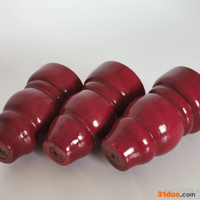 **家具实木配件 梯形橡胶木方脚 定制加工