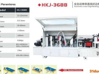 木工机械封边机  板式家具封边机  全自动双修直线封边机 性能好