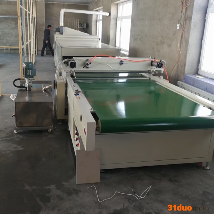 博阳 竹木纤维淋涂机 家具上光淋涂机 均匀平整淋幕机