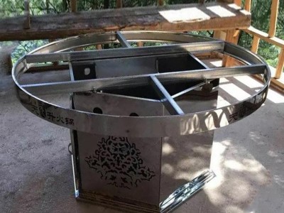 火锅桌架 直销不锈钢家具五金餐桌架 电镀烧烤餐桌台架定制