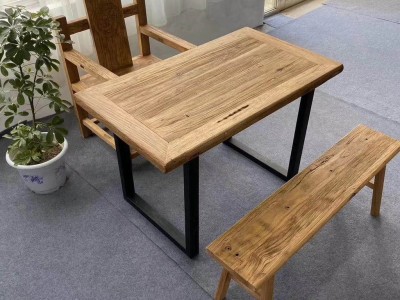 新中式家具老榆木  古典家具 老榆木 老榆木大茶桌 厂家批发