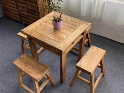 山东老榆木家具  老榆木家具定制 老榆木大茶桌 现货供应