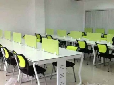 4人位简约办工作家具组合职员办公室电脑桌椅隔断卡座