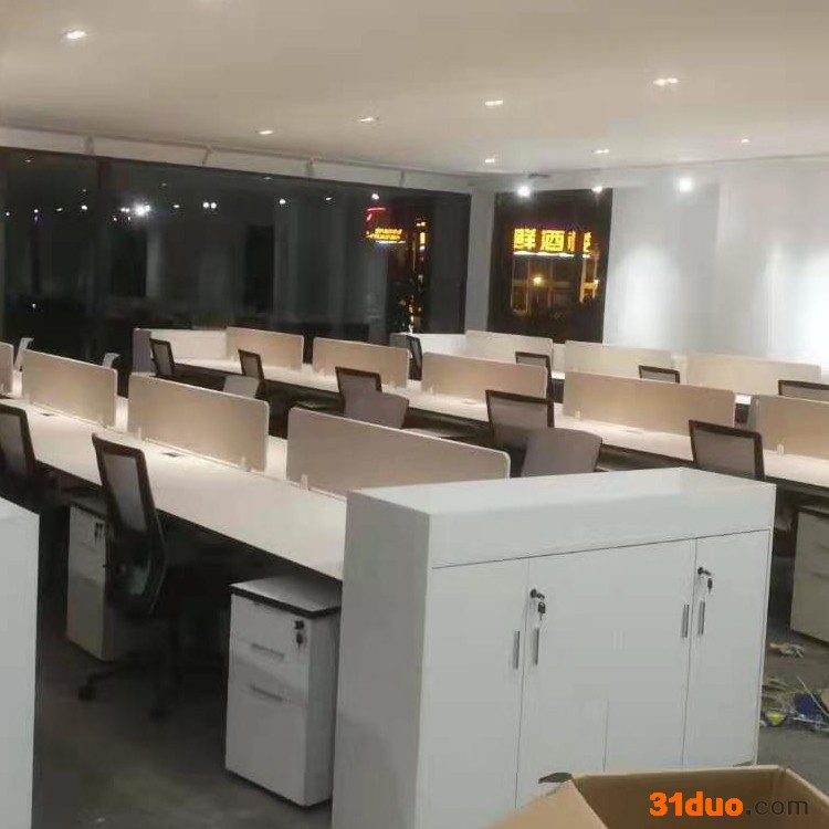 员工桌定制价格 职员桌批发出售 简约现代办公家具