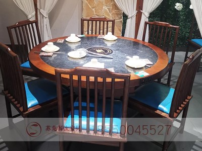 无烟火锅桌四人位六人位烤肉火锅家具