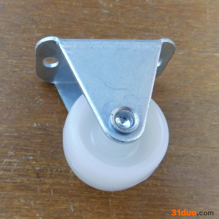 厂家销售白PP脚轮 1寸工业白PP脚轮 定向白PP脚轮 家具白PP脚轮