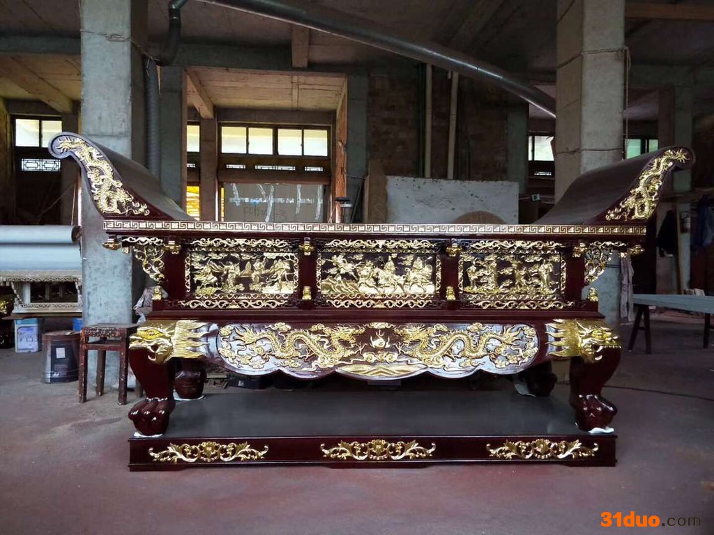 寺庙实木供桌 仿古家具八仙桌 祠堂杉木元宝桌