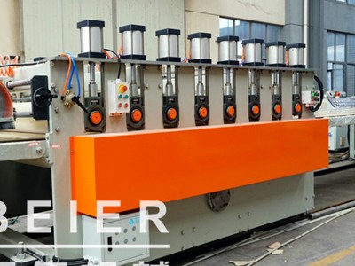 江苏贝尔机械-1220PVC发泡家具橱柜板生产线设备