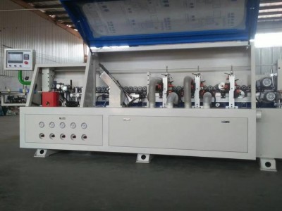 供应全自动封边机封边双修带开槽全自动封边机板式家具生产线封边机