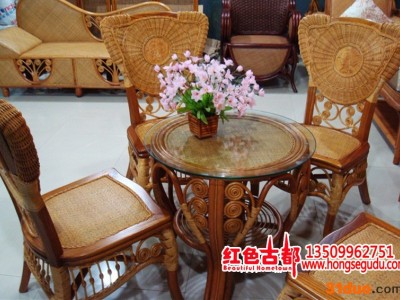广东藤家具藤椅藤餐椅餐桌椅藤餐椅藤餐桌餐桌藤餐台餐椅等