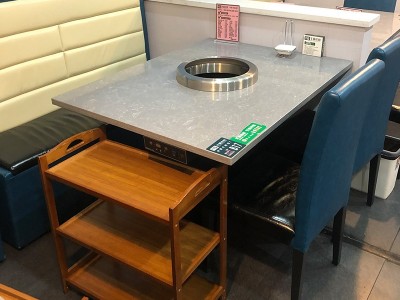 火锅店火锅桌定制 餐馆火锅桌定制 苏兆家具 火锅桌定制