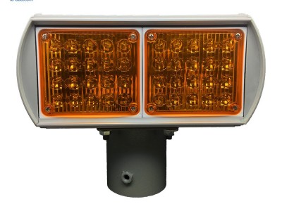 路宝厂家定制LED太阳能爆闪灯警示灯爆闪灯施工道路爆闪灯路障灯危险警报灯施工灯