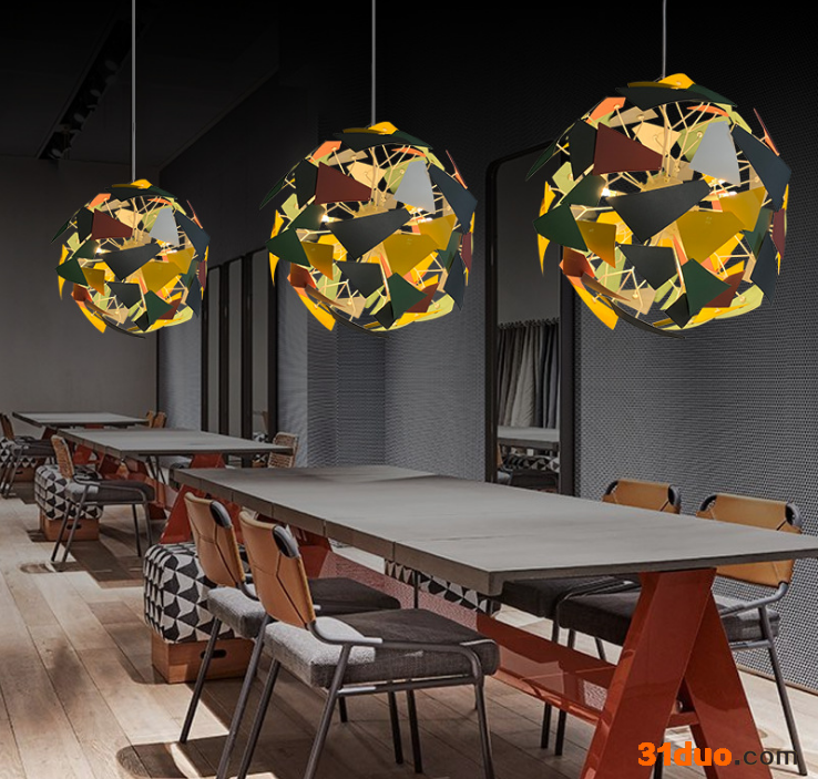 酒店餐厅卧室通用灯饰灯具 个性led灯 艺术led吊灯