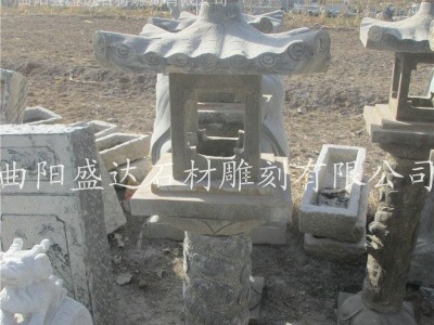 石灯笼雕刻景观石雕灯笼寺庙建筑石灯塔雕刻仿古石灯雕刻