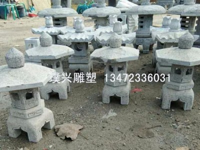 璞兴雕塑 石雕石灯青石石灯花岗岩石灯制作