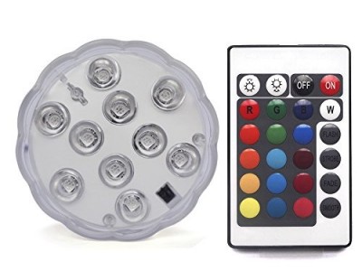 华芯科威24键遥控潜水灯 遥控旋钮灯 遥控鱼缸灯 遥控蜡烛灯 七彩情景灯 七彩氛围灯 防水蜡烛灯 遥控泳池灯 景观灯