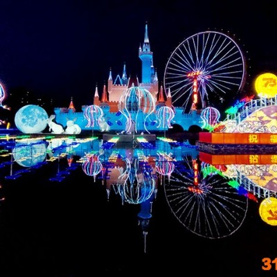 佳点灯串，led灯串，led灯带，图案灯等户外造型灯厂家，可按需来图定制，口碑造型灯厂家