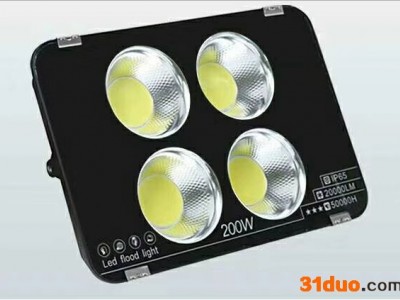 泉城LED100W投光灯 LED射灯200W  LED投光灯  节能LED泛光灯100W