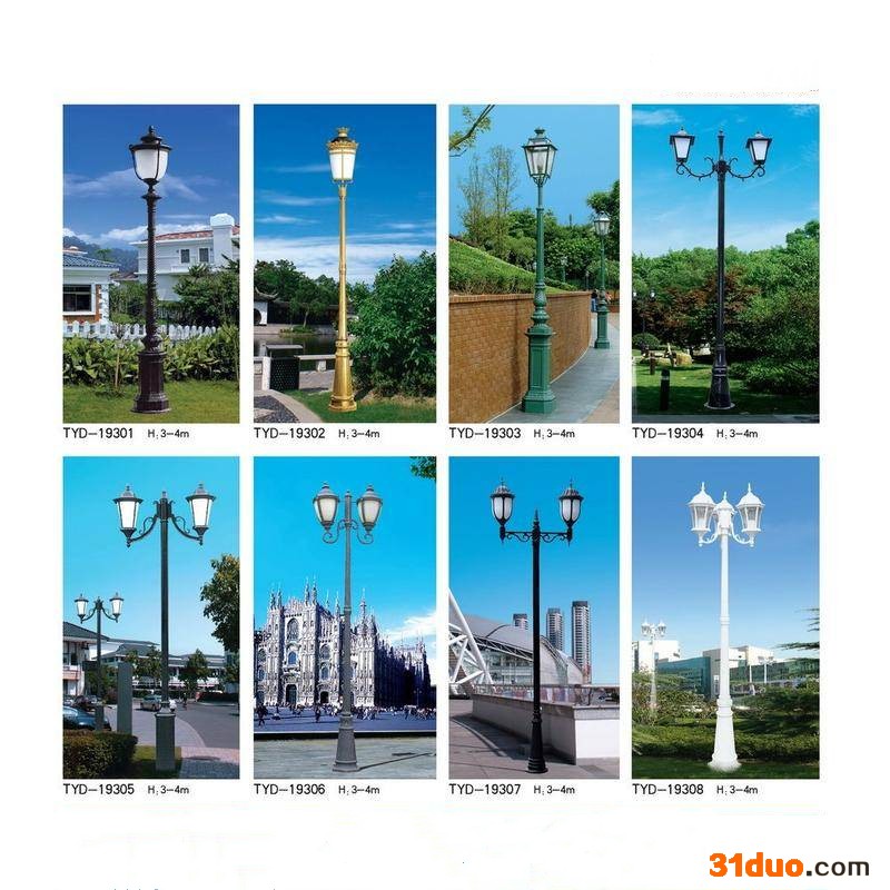 烁视TYD系列 庭院灯 庭院景观灯 小区庭院灯 led庭院灯 厂家直供可定制 太阳能庭院灯景观灯