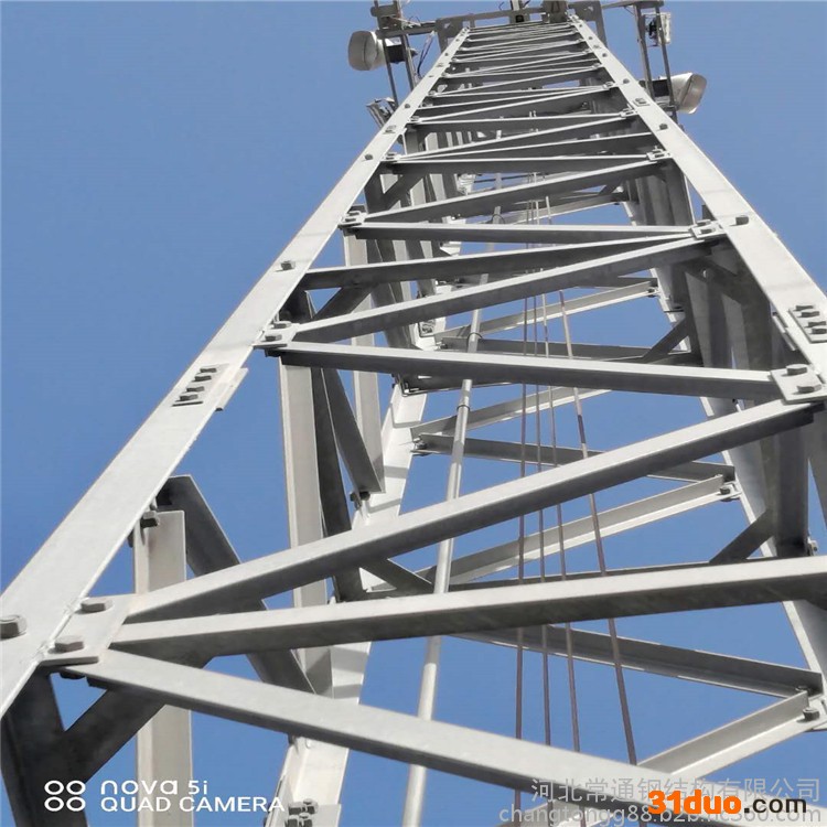 河北常通 照明灯塔钢结构灯塔厂家 升降式灯塔 固定灯塔 高杆灯塔 21.5米升降铁路灯塔