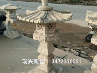 璞兴雕塑 石雕石灯花岗岩石灯大理石石灯制作