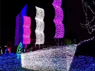 梦幻灯光节产品造型灯/led帆船造型灯/发光火车头造型灯/led乐器造型灯/水母造型灯/麋鹿造型灯/花朵造型灯可定制