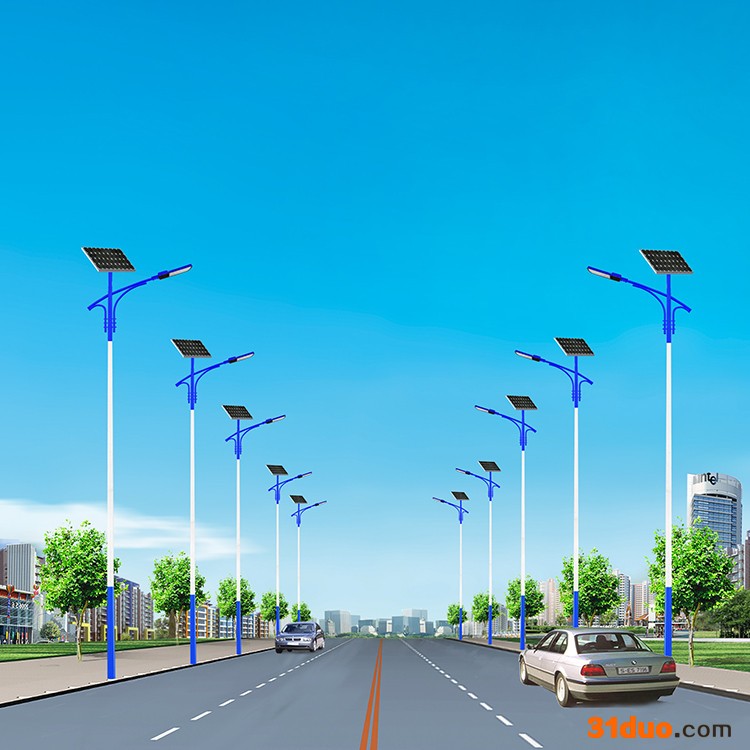 奋钧太阳能太阳能 LED路灯 小区路灯的灯杆高度 中山led路灯外壳 城市照明led路灯现状 现货