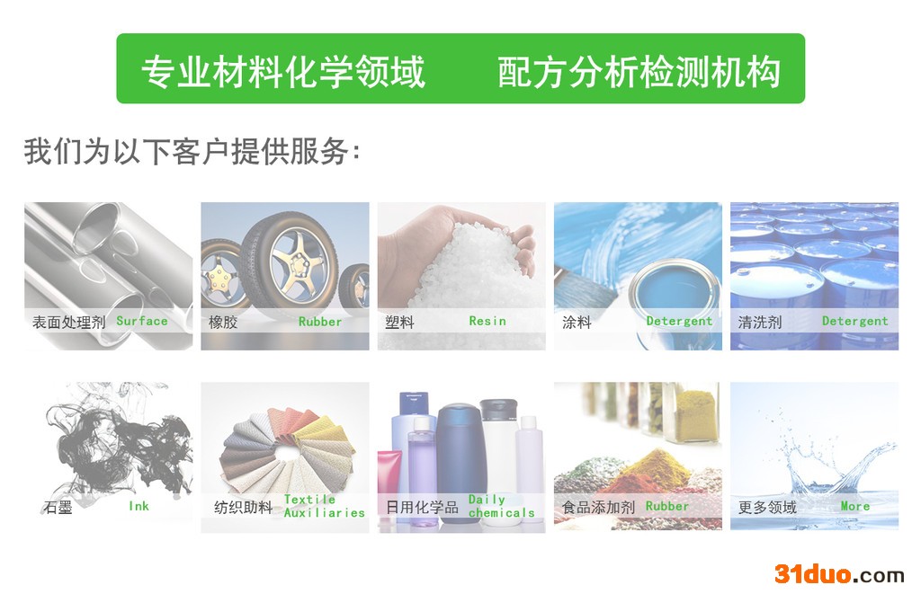 飞秒检测ZD皮革清洗剂配方