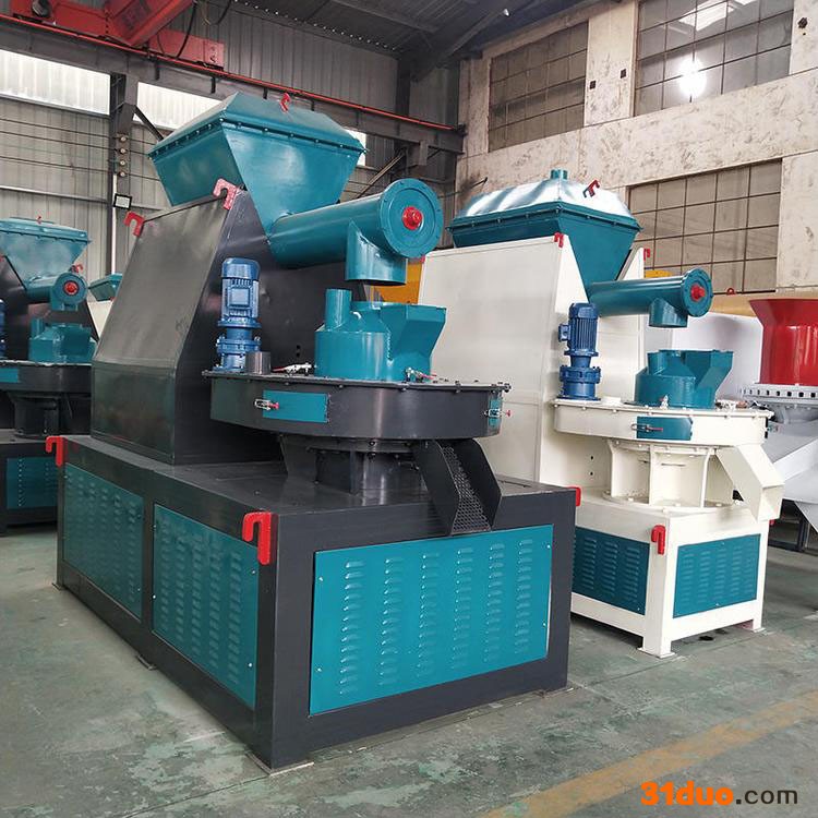 富德120燃烧颗粒小型生物颗粒机秸秆颗粒机布料皮革压块机牛粪牧草燃料压块机