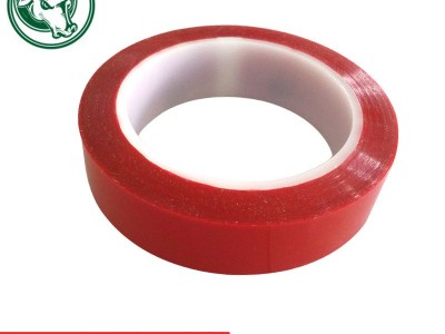 PET接驳胶带红色 离型纸皮革接驳轻解卷胶带 胶带直销包邮