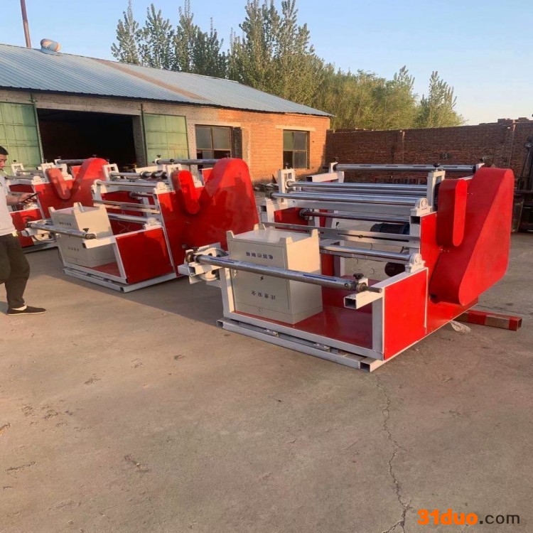 厂家现货供应熔喷布分切收卷机全自动数控无纺布皮革卫生纸分条收卷设备