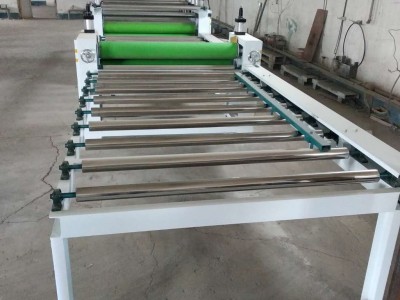 雪弗板涂胶贴纸机密度板皮革复合木皮贴面机多功能木工机械贴膜机