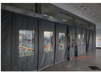 帆布棉门帘、皮革棉门帘旭日环照厂家定制