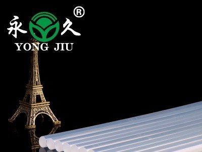 永宏热熔胶热熔胶棒皮革箱包折边高温高粘胶棒产品质量好无污染不刺激三倍粘度胶棒 白色高粘度热熔胶棒