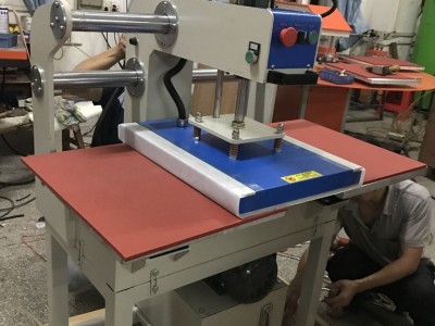 正科 上滑式液压双工位烫画机 服装印花机 烫钻机 液压皮革烫钻机