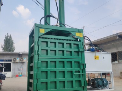 耐磨废纸压块机 立式双缸皮革打包机 宇佳立式双缸皮革打包机厂家