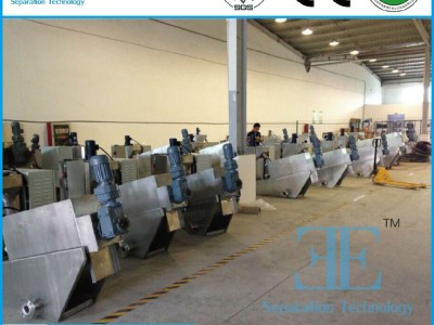 叠螺式污泥脱水机 化工，皮革废水处理固液分离设备