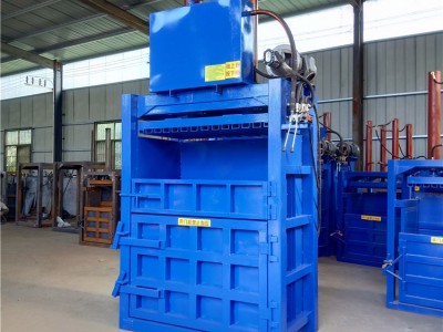 亨顺 立式出包压块机 皮革下脚料液压打包机 出售液压打包机