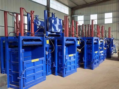 亨顺 废铁皮箔压缩打包机 皮革压块机 废纸液压打包机