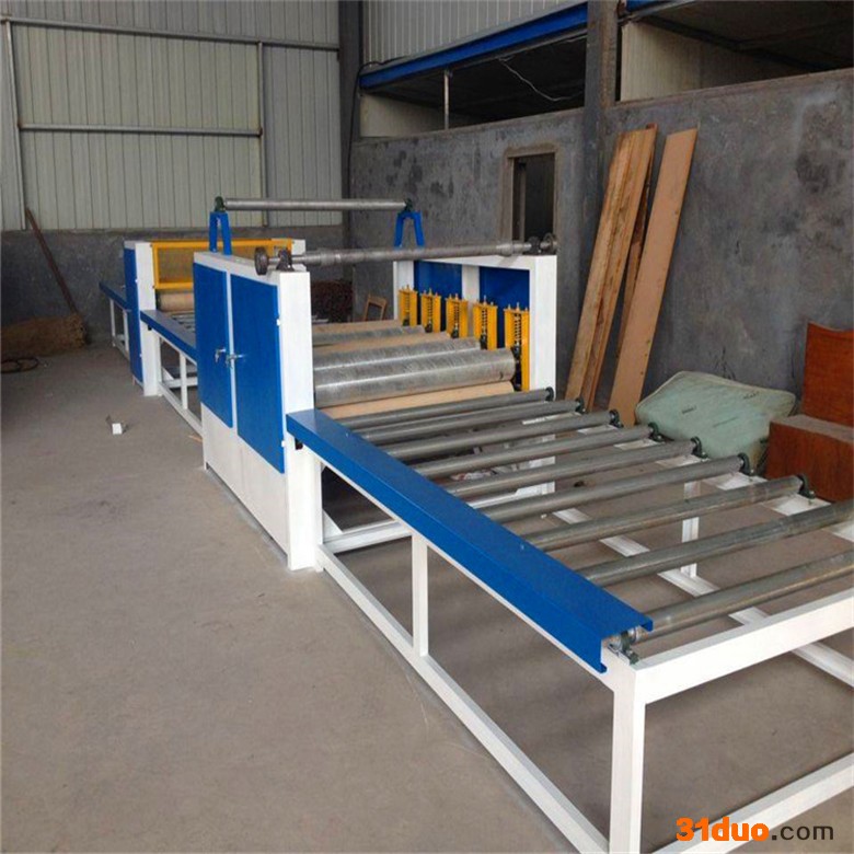 博阳 木皮皮革塑料板贴面机 全自动免漆纸贴面机