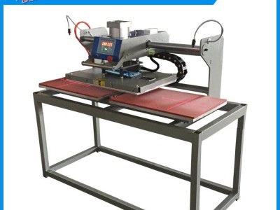 DSMC/大山铭 上滑式气压红外线图案定位衣服热升华烫画机 皮革Logo烫画40*40CM