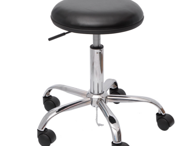 效通wzd-1004批发防静电皮革圆凳电子车间工作凳滑轮静电椅子苏州