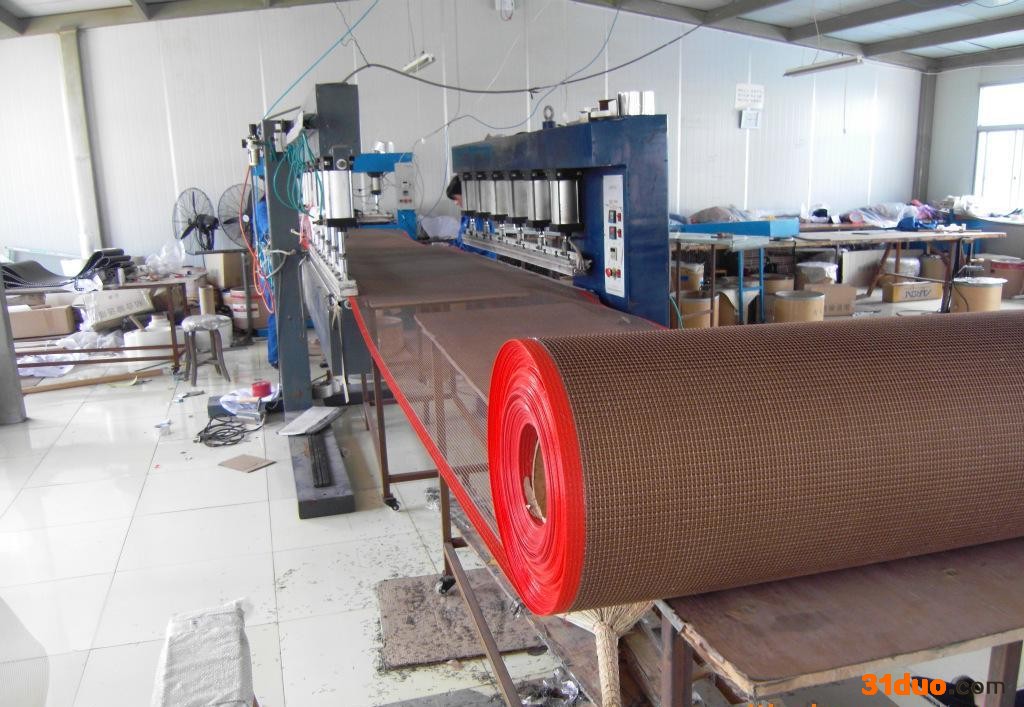 纺织印花烘干导带,铁氟龙网格输送带