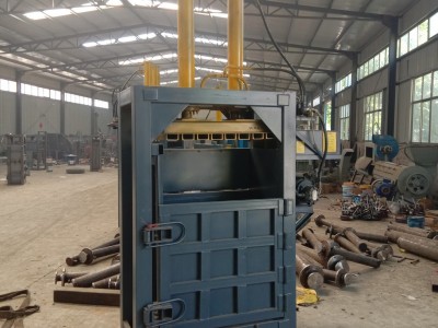 科博麻袋编织袋液压打包机 工厂废料纺织品打包压块打压液压机