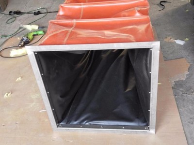 沧一CYMA定做 纺织机械设备耐温除尘软管、阻燃伸缩风管、振动筛耐磨伸缩软管