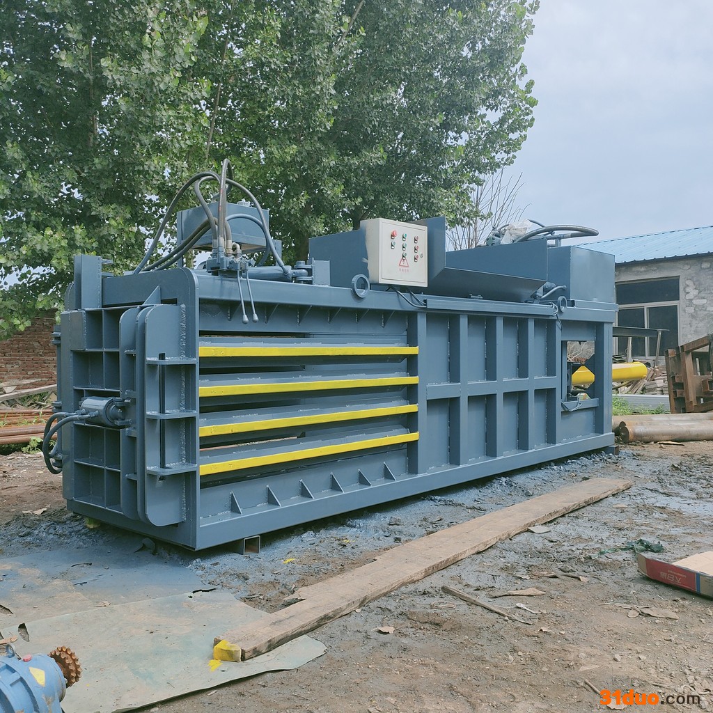 君合机械 纺织品打包机  金属压块机  铝合金打包机 废油漆桶废塑料桶打包机