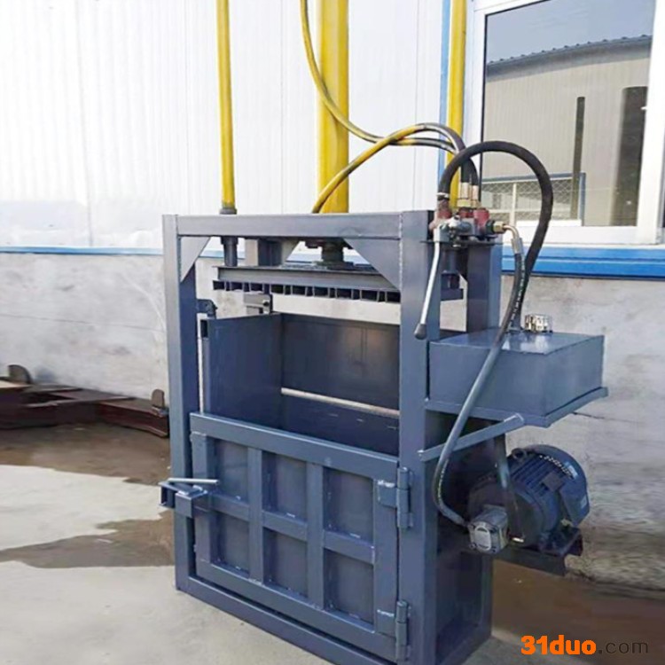 小型牧草打包机 塑料绳打包机 纺织厂打包机质量可靠