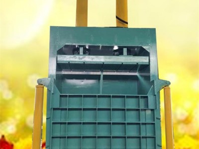 现货纺织品专用立式打包机 80吨塑料瓶压捆打包机