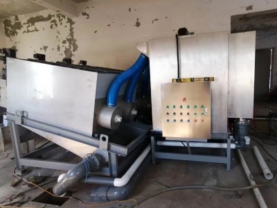 纺织污泥浓缩机 小型叠螺式污水压滤机 全自动不堵塞耐腐蚀 叠螺式污泥脱水机131
